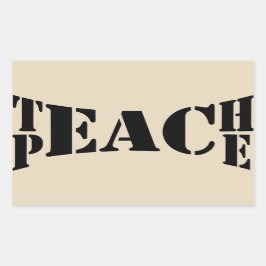 Teach Peace Sticker