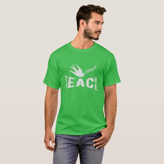 Teach Peace T-Shirt (Vorne ganz)