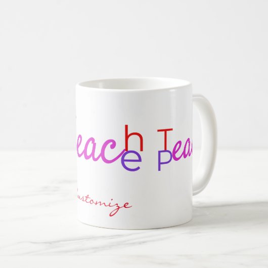 Teach Peace Thunder_Cove Kaffeetasse (VorderseiteRechts)