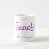 Teach Peace Thunder_Cove Kaffeetasse (Mittel)
