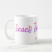 Teach Peace Thunder_Cove Kaffeetasse (Links)