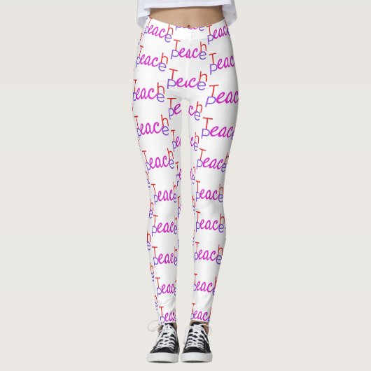 Teach Peace Thunder_Cove Leggings (Vorderseite)