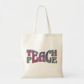 Teach Peace Tragetasche (Vorne)