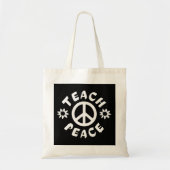 Teach Peace Tragetasche (Vorne)