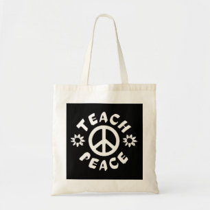 Teach Peace Tragetasche