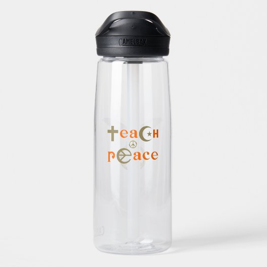 Teach Peace | Trinkflasche (Rückseite)