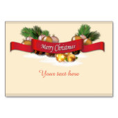 Teach-Peace Weihnachtsfest-Party Tischnummer (Rückseite)