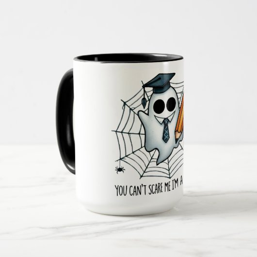 Teach & Terror - Gespenster stehen keine Chance Tasse (Vorderseite Links)