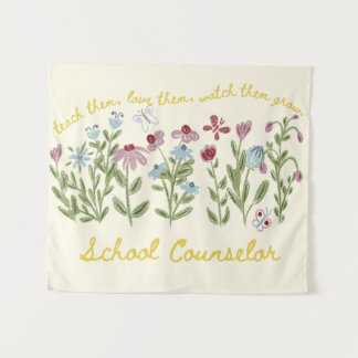 Teach Them Love Them Watch Them Grow Wandteppich