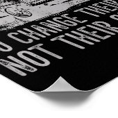 Teach Your Kids To Change Their Oil Not Their Gend Poster (Ecke)