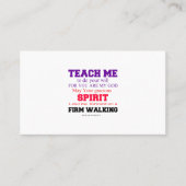 TEACHE VISITENKARTE (Vorderseite)