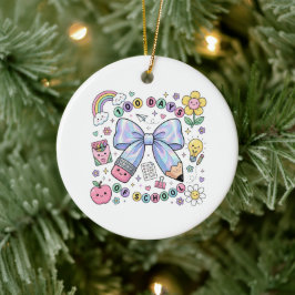 Teacher 100 Days of School Ornament