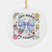 Teacher 100 Days of School Ornament (Vorne)