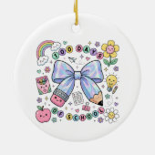 Teacher 100 Days of School Ornament (Hinten)
