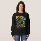 Teacher 100th Day of School With Awesome Class_2 Sweatshirt (Vorne ganz)