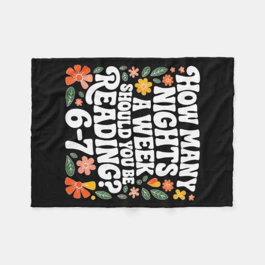 Teacher 67 How Many Nights A Week Should You Be Re Fleecedecke (Vorderseite (Horizontal))