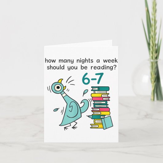 Teacher 67 How Many Nights A Week Should You Be Re Karte (Vorderseite)