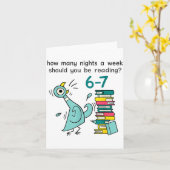 Teacher 67 How Many Nights A Week Should You Be Re Karte (Gelbe Blume)