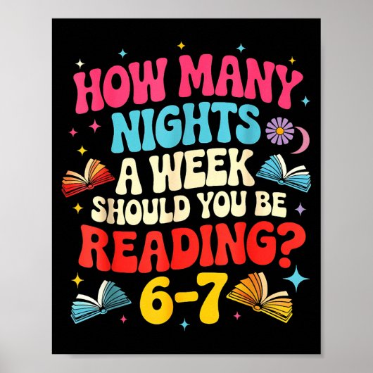 Teacher 67 How Many Nights A Week Should You Be Re Poster (Vorne)