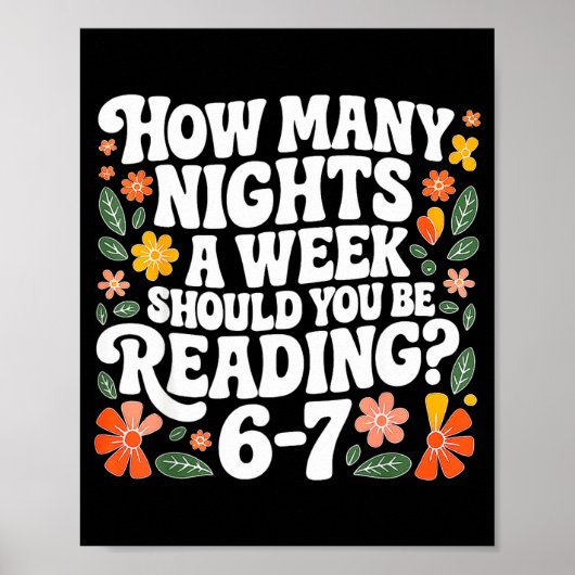Teacher 67 How Many Nights A Week Should You Be Re Poster (Vorne)