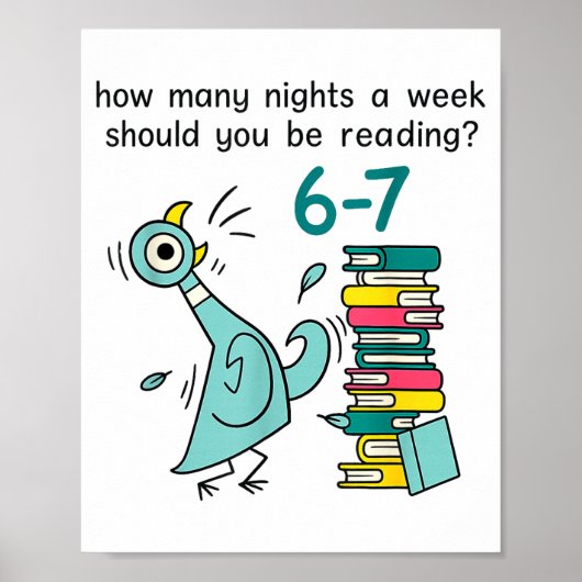 Teacher 67 How Many Nights A Week Should You Be Re Poster (Vorne)