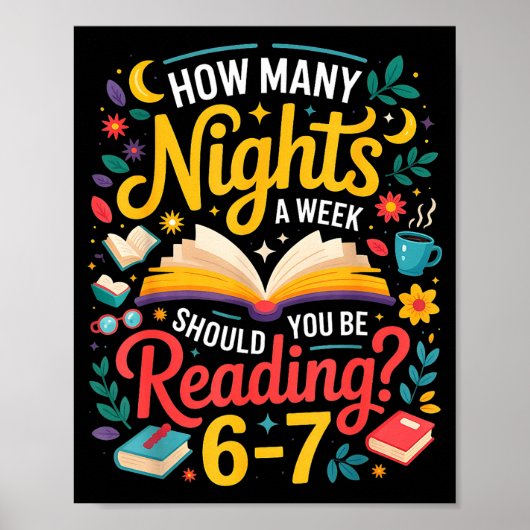 Teacher 67 How Many Nights A Week Should You Be Re Poster (Vorne)