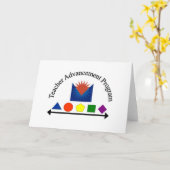 Teacher Advancement Program Karte (Gelbe Blume)