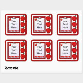 Teacher Äpfel mit benutzerdefinierter Aufkleber (Blatt)