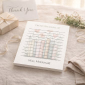 Teacher Appreciation Gift Floral Stacked Books  Notizblock