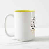 Teacher Appreciation Gift – Queen of the Classroom Zweifarbige Tasse (Links)