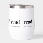 Teacher Appreciation Name Modern Minimal Read Gift (Rechts)