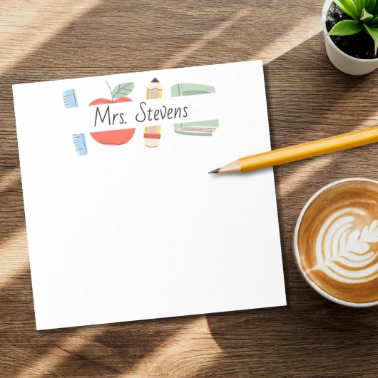 Teacher Appreciation Notebook - Back to School Notizblock