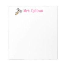 Teacher appreciation personalized pencil with bow