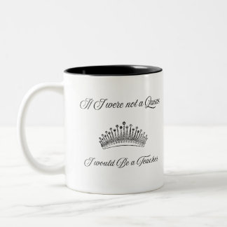 Teacher Appreciation Queen Quote Mug Zweifarbige Tasse