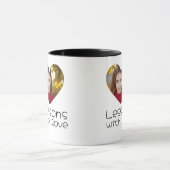 Teacher Appreciation Week Personalized Photo Tasse (Zentrum)