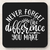 Teacher Apprection Design Idea Getränkeuntersetzer (Vorderseite)