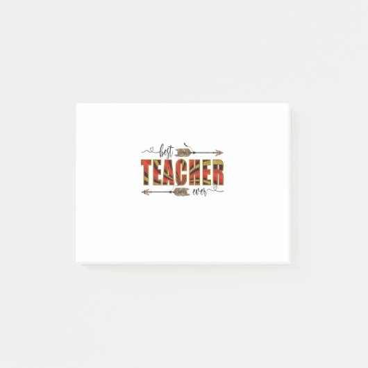 Teacher Art Best Teacher Evers Post-it Klebezettel (Vorderseite)