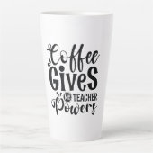 Teacher Art Coffee Gives Milchtasse (Vorderseite)