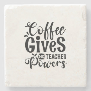 Teacher Art Coffee Gives Steinuntersetzer