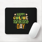 Teacher Art Happy Online Teacher Day Mousepad (Mit Mouse)