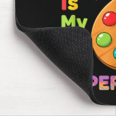 Teacher - Art Is My Superwer Art Teacher Drawing P Mousepad (Ecke)