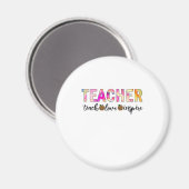 Teacher Art Teach Liebe Inspiriert Magnet (Vorderseite/Rückseite)