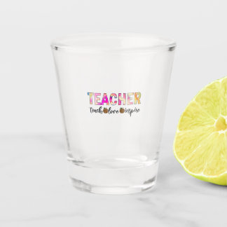 Teacher Art Teach Liebe Inspiriert Schnapsglas