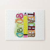 Teacher Art Teacher Squad Puzzle (Horizontal)