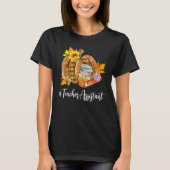 Teacher Assistant Pumpkin Latte Fall Autumn Thanks T-Shirt (Vorderseite)
