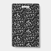 Teacher Back to School Composition  Ausweis (Rückseite)