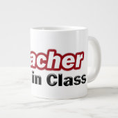 Teacher Best in Class Jumbo-Tasse (Vorderseite Rechts)