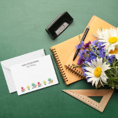 Teacher Book Lightbulb Globe School Return Address