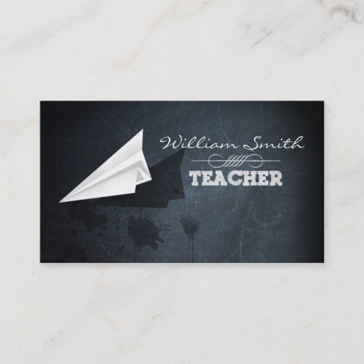 Teacher Business card Visitenkarte (Vorderseite)