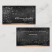 Teacher Business card Visitenkarte (Vorne/Hinten)
